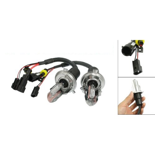 Set 2 bóng đèn pha 35W DC 12V 12000K H4 HID Xenon Hi / Lo chất lượng cao dành cho ô tô