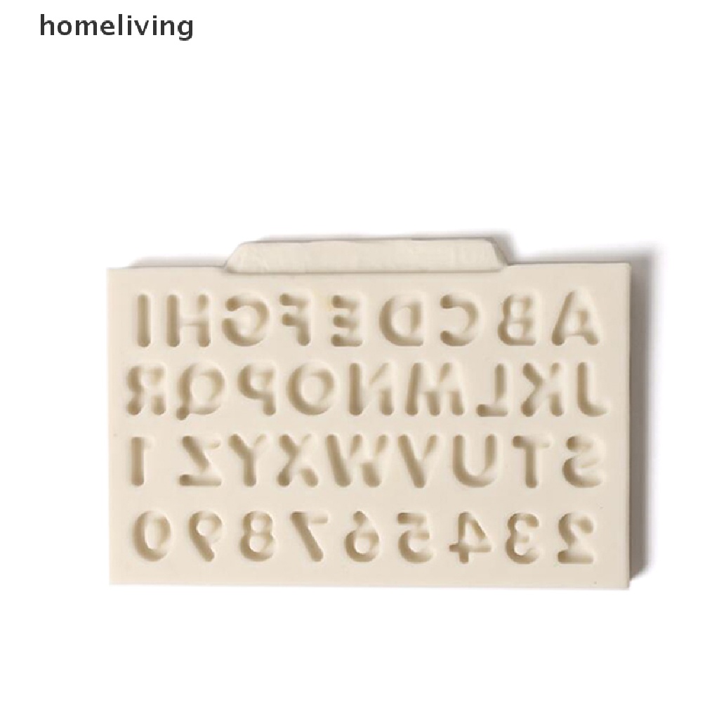 Khuôn Silicone Làm Bánh Hình Chữ Cái &amp; Số DIY