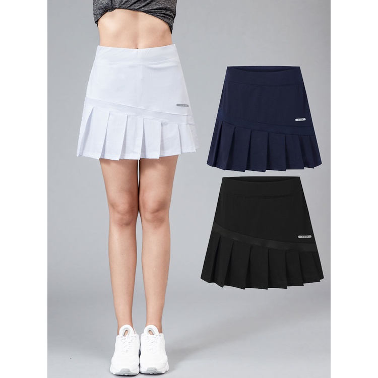 Chân Váy Xếp Li Thể Thao Nhanh Khô Thích Hợp Chạy Marathon / Cầu Lông / Tennis Thời Trang Mùa Hè