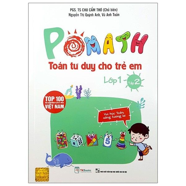 Sách-Pomath - Toán Tư Duy Cho Trẻ Em Lớp 1 - Tập 2
