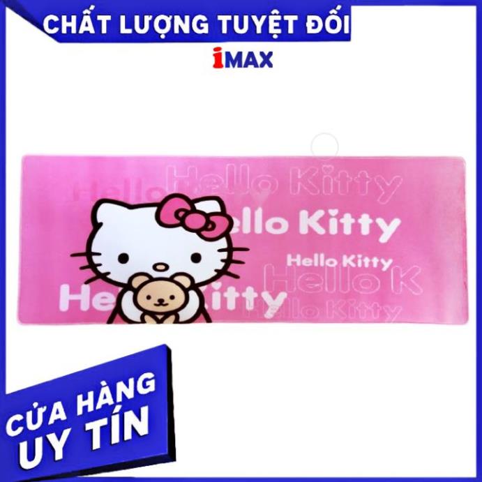 Miếng Lót Chuột Bàn Di Hồng Cỡ Lớn Hình Mèo Hello Kitty Kích Thước 30 - 80Cm Dày 3 Ly
