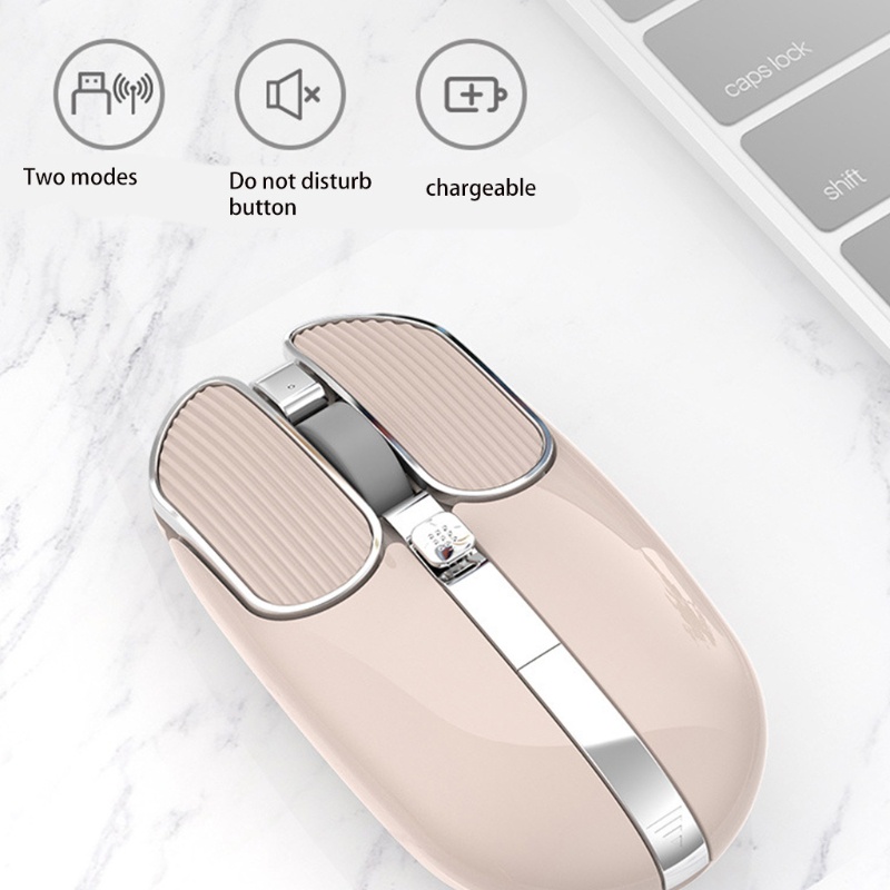 Chuột Quang Không Dây Quang HọC btsg 2.4g 2400dpi 8 NúT BấM