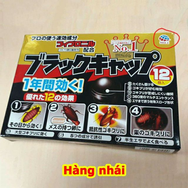 Diệt dán hiệu quả hộp 12 viên