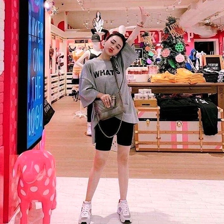 Quần Legging Nữ FREESHIP Quần Ngố Asos Nâng Mông Quần Lửng Cạp Chun Siêu Co Dãn kèm túi zip hồng hàng chuẩn