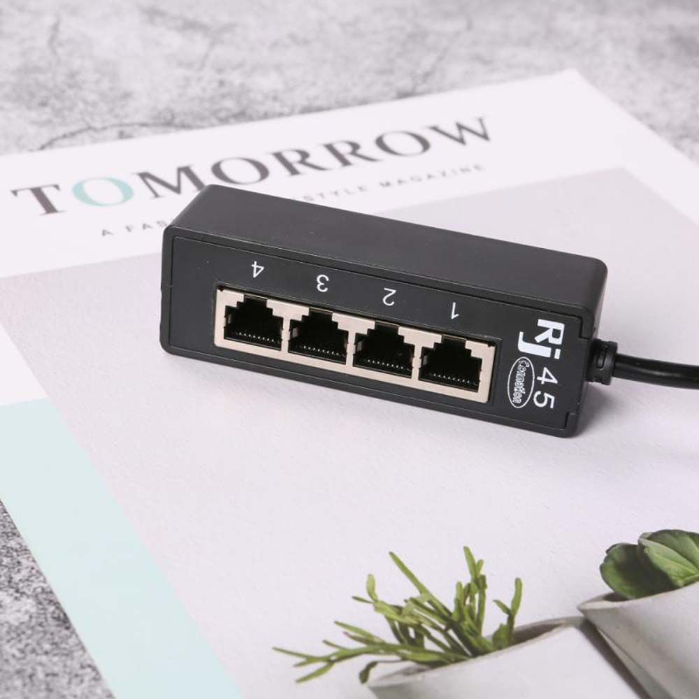 1 bộ chia cáp mạng LAN RJ45 4 cổng tiện dụng