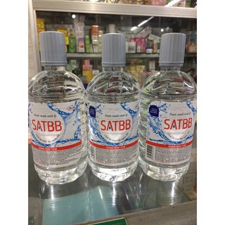 combo 5 chai nước muối sinh lý SATBB mỗi chai 550ml