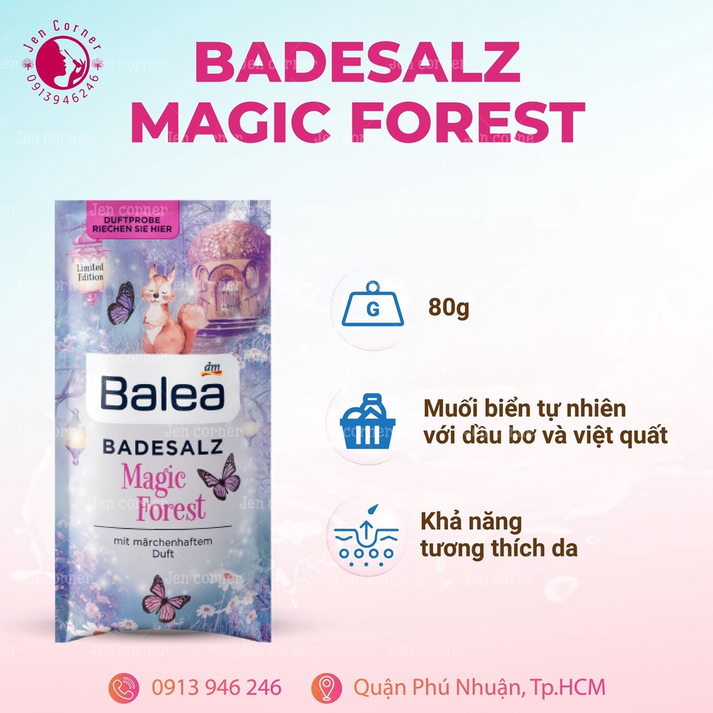 [Có sẵn] Bộ sản phẩm Balea Magic Forest (mới)