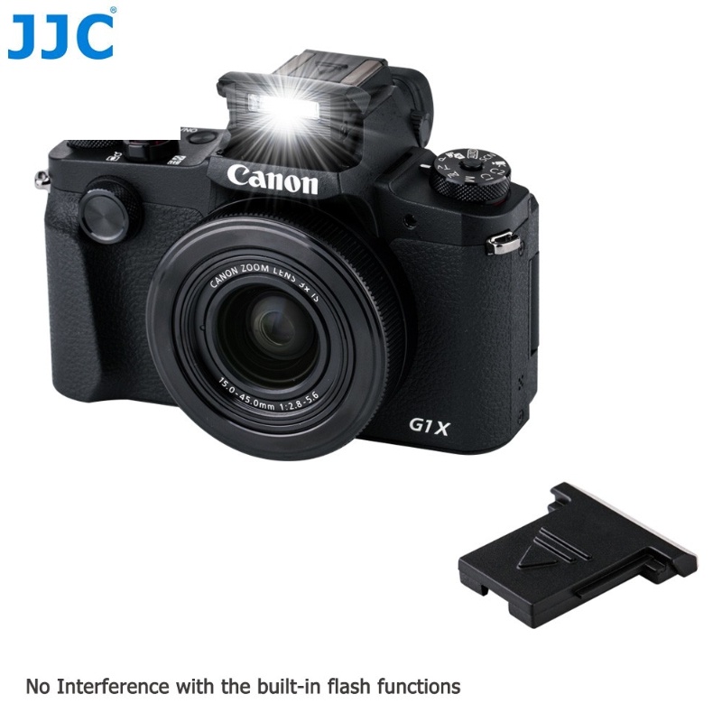 JJC Nắp gắn đèn flash cho máy ảnh Canon EOS R RP R5 R6 Ra M50 Mark II M5 M100 M200 200D II 200D 100D 850D 800D 760D 750D 700D 650D 600D 550D 500D 450D 7D 6D Mark II