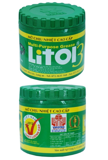 Mỡ bò chịu nhiệt Litol