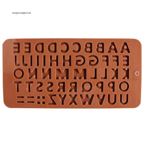 Khuôn silicon làm bánh đa năng tiện dụng hình chữ cái sáng tạo