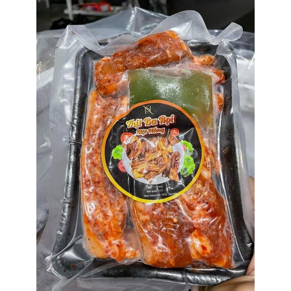 BA RỌI HEO ướp sả 1 NẮNG 500g