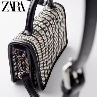 Túi xách Zara sọc đen