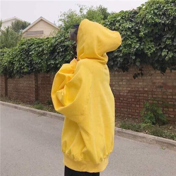 [ĐỦ SIZE - Kèm hình thật] Hoodie trơn nỉ dày vàng yellow basic hoodie unisex