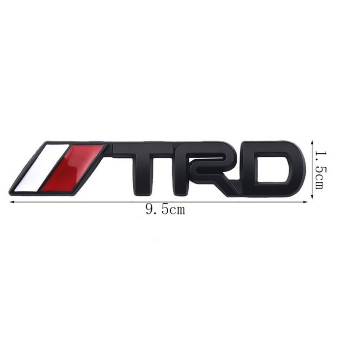 Decal 3d logo TRD trang trí xe máy cực đẹp