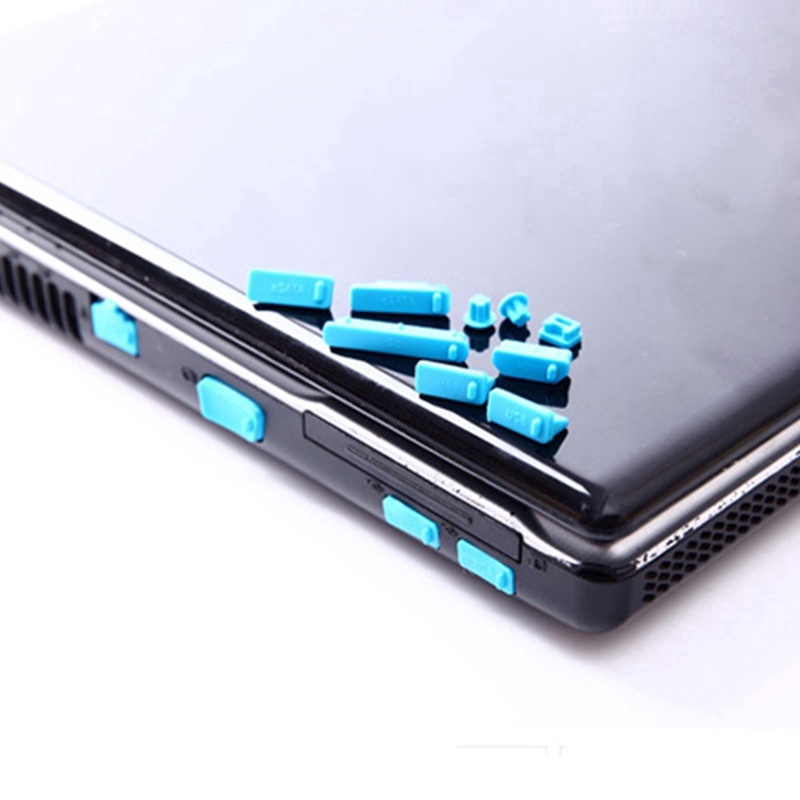 Set 13 Đầu Cắm Silicon Chuyên Dụng Cho Laptop Macbook