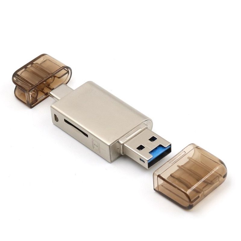 Đầu Đọc Thẻ Nhớ Usb 3.0 Type C Sang Micro Sd Tf 2 Trong 1 Cho Huawei Nm Nano