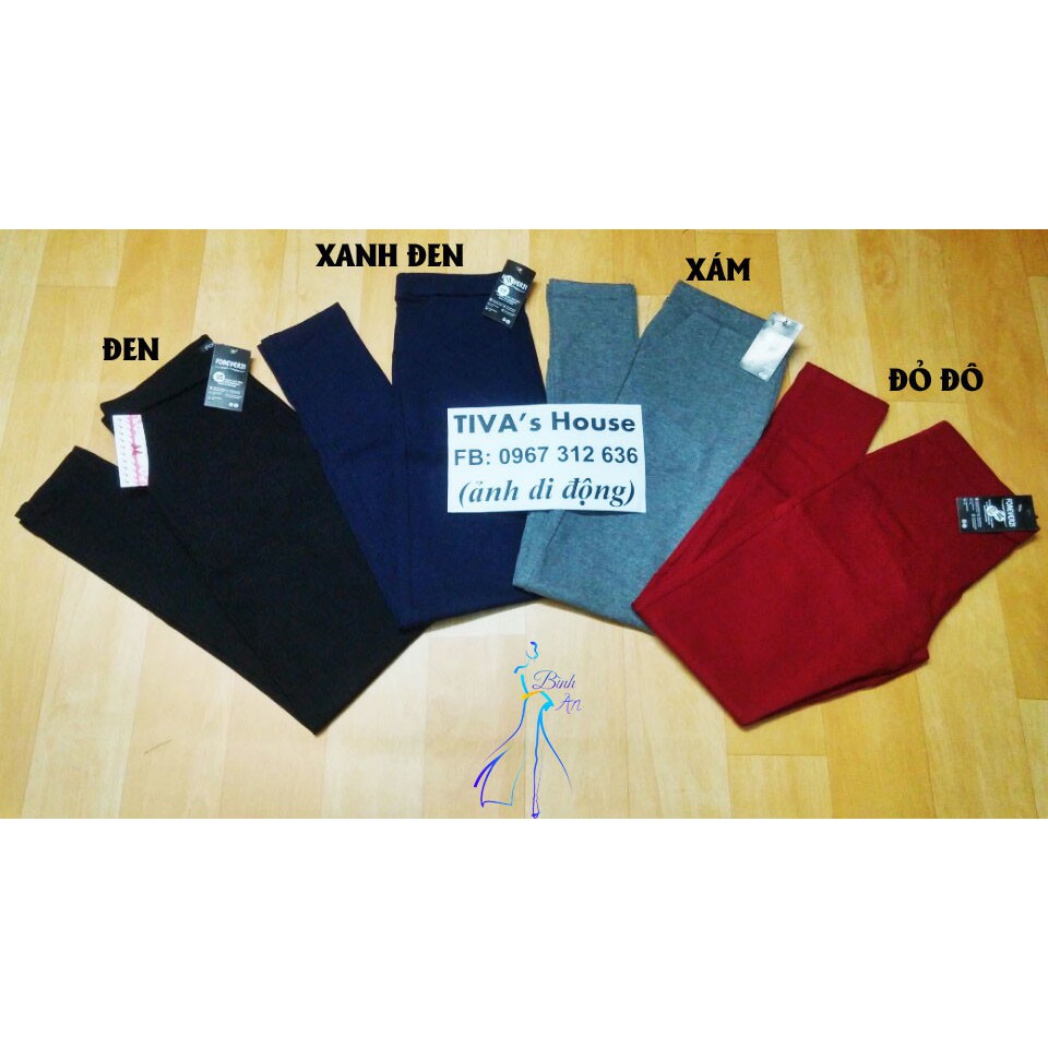 MS159 - quần legging 2 túi xéo 2 bên thun cotton kaki dẻo dày dặn co dãn tốt (chọn màu xem ảnh thật chụp sàn ạ) | BigBuy360 - bigbuy360.vn