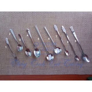 Thìa cafe, sinh tố, ăn bánh inox các loại xinh xắn (set 10)