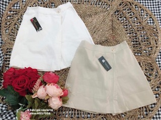 Quần kaki giả váy chun lưng (HS)