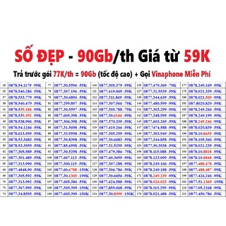 Sim 4G iTel iTelecom May77, Data 90Gb/Tháng, Gọi Miễn Phí, Free 60 tin nhắn, Sim indochina v77 - mạng Vinaphone giá rẻ
