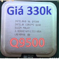 CPU Q9500 chip #Q9500 Quad core Q9500