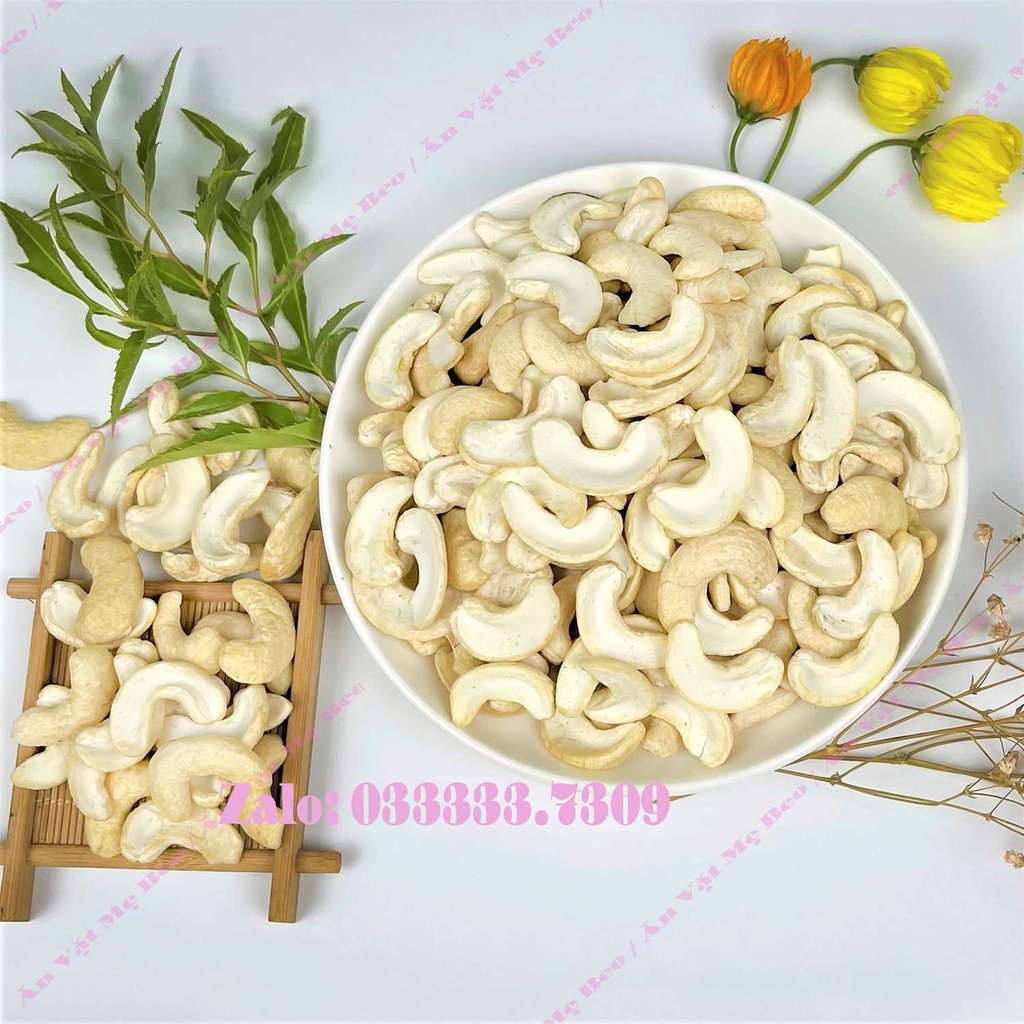 1KG Hạt Điều Tươi Hữu Cơ Làm Sữa Vở Đôi S'Tiêng