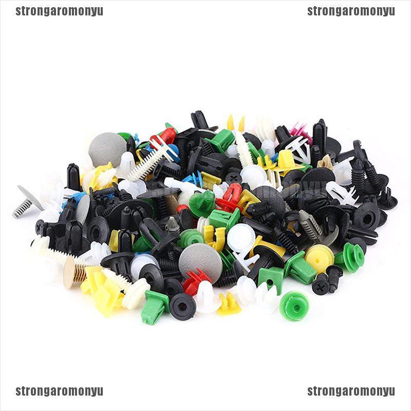 Set 100 Đinh Tán Nhựa Phụ Tùng Cho Xe Ô Tô
