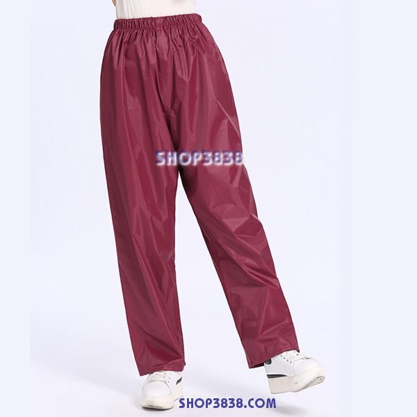Bộ Quần Áo Mưa Vải Dù Size Lớn Từ 75-95kg 2 Lớp Khóa Không Thấm Nước Chống Rách