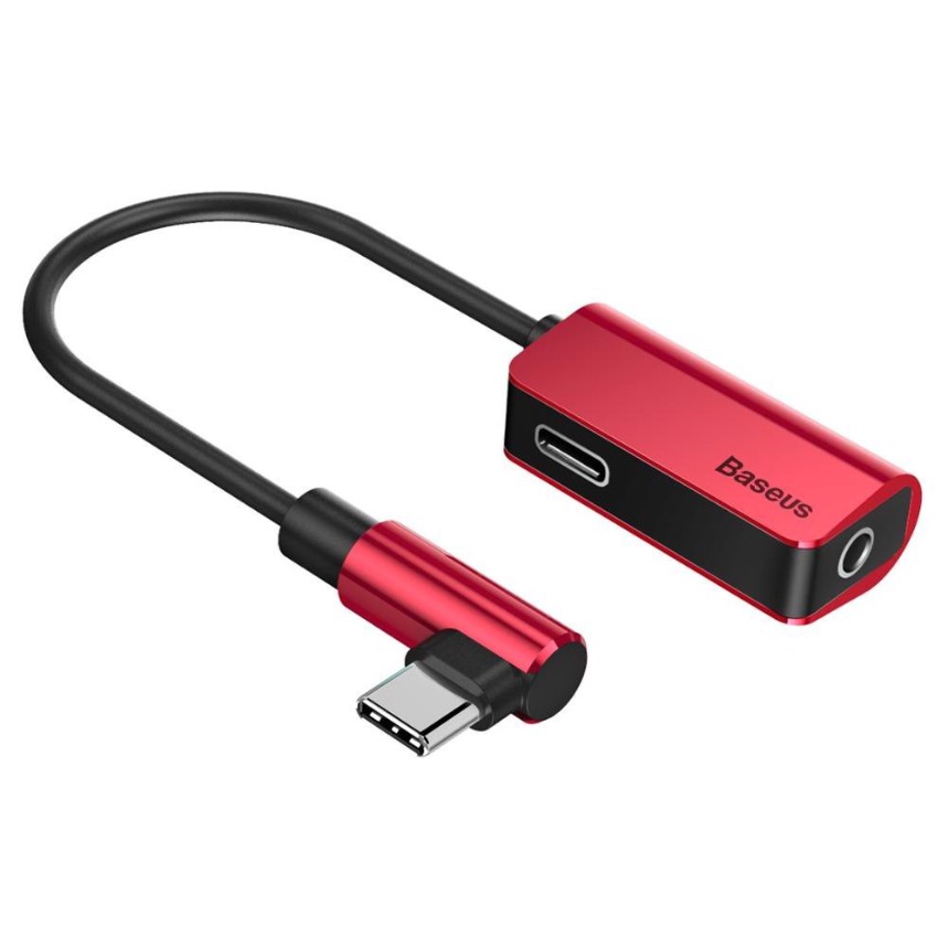 Đầu chuyển Type C sang Audio 3.5mm & Type C Baseus L45 cho game thủ- hàng chính hãng