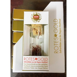 NHUỴ HOA NGHỆ TÂY SAFFRON ROTES&GOLD 0.5g (HÀNG ĐỨC xách tay)