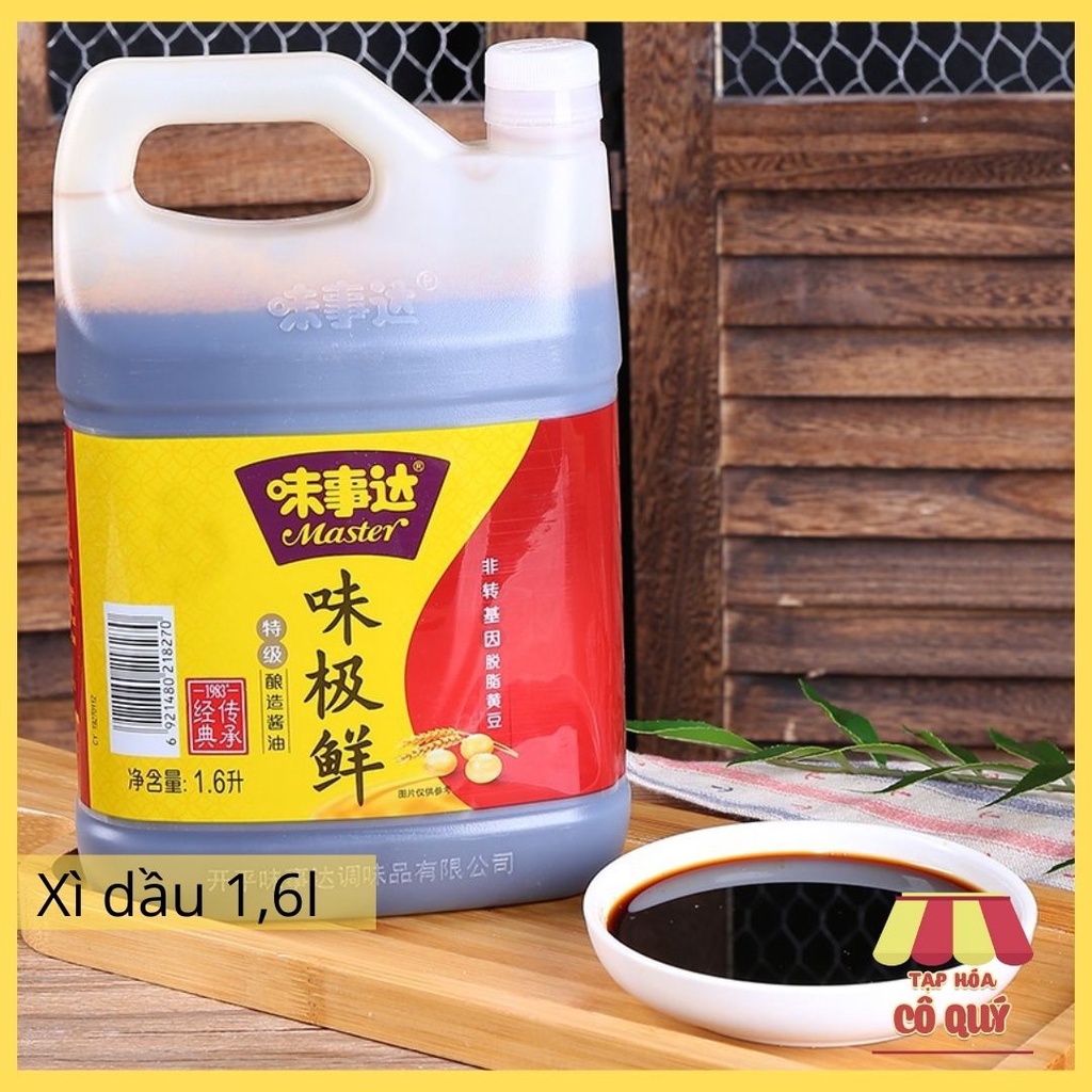 Xì dầu master hảo hạng thơm ngon, can 2l - Tạp hóa cô Quý (M09)