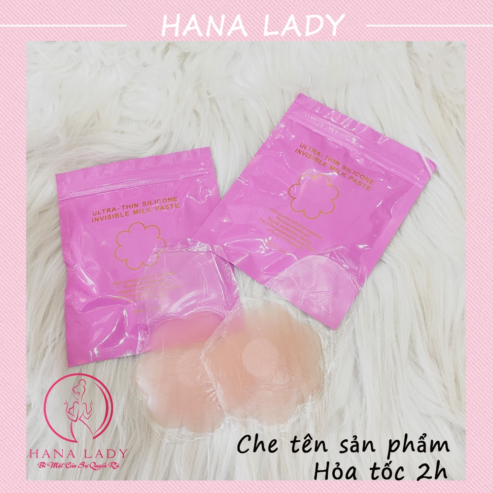 Miếng dán ngực silicon chống xệ - Dán ti nâng ngực trong suốt siêu dính DT022