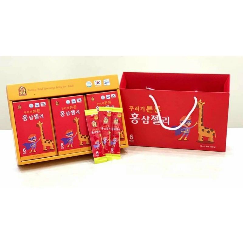 Thạch Hồng Sâm Baby Hàn Quốc Hộp 30 Gói