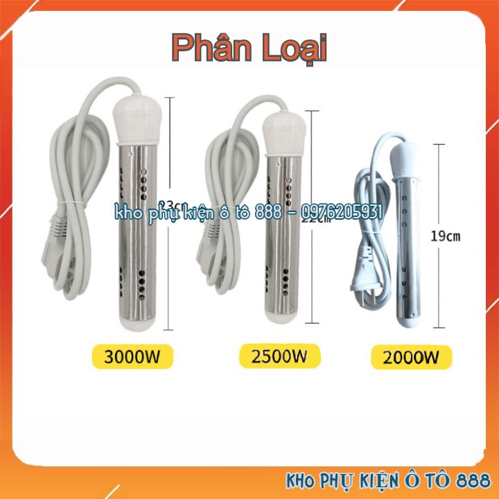 Sục Điện 220V, Sục Đun Nước An Toàn Đủ Loại Công Suất
