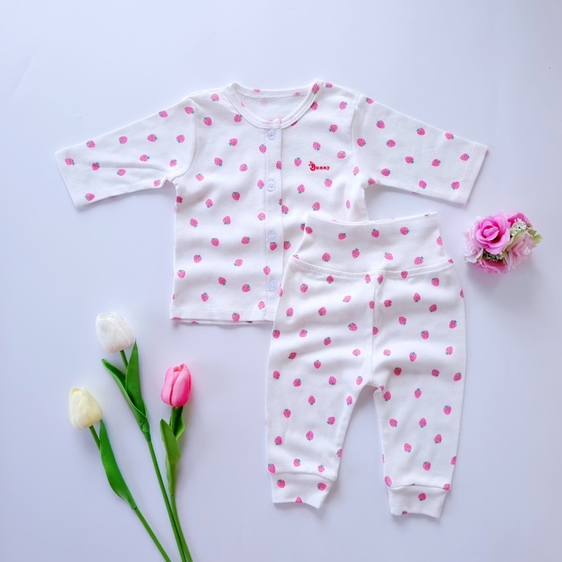 Bộ dài cao cấp Bunny thu đông cho bé 3-10kg