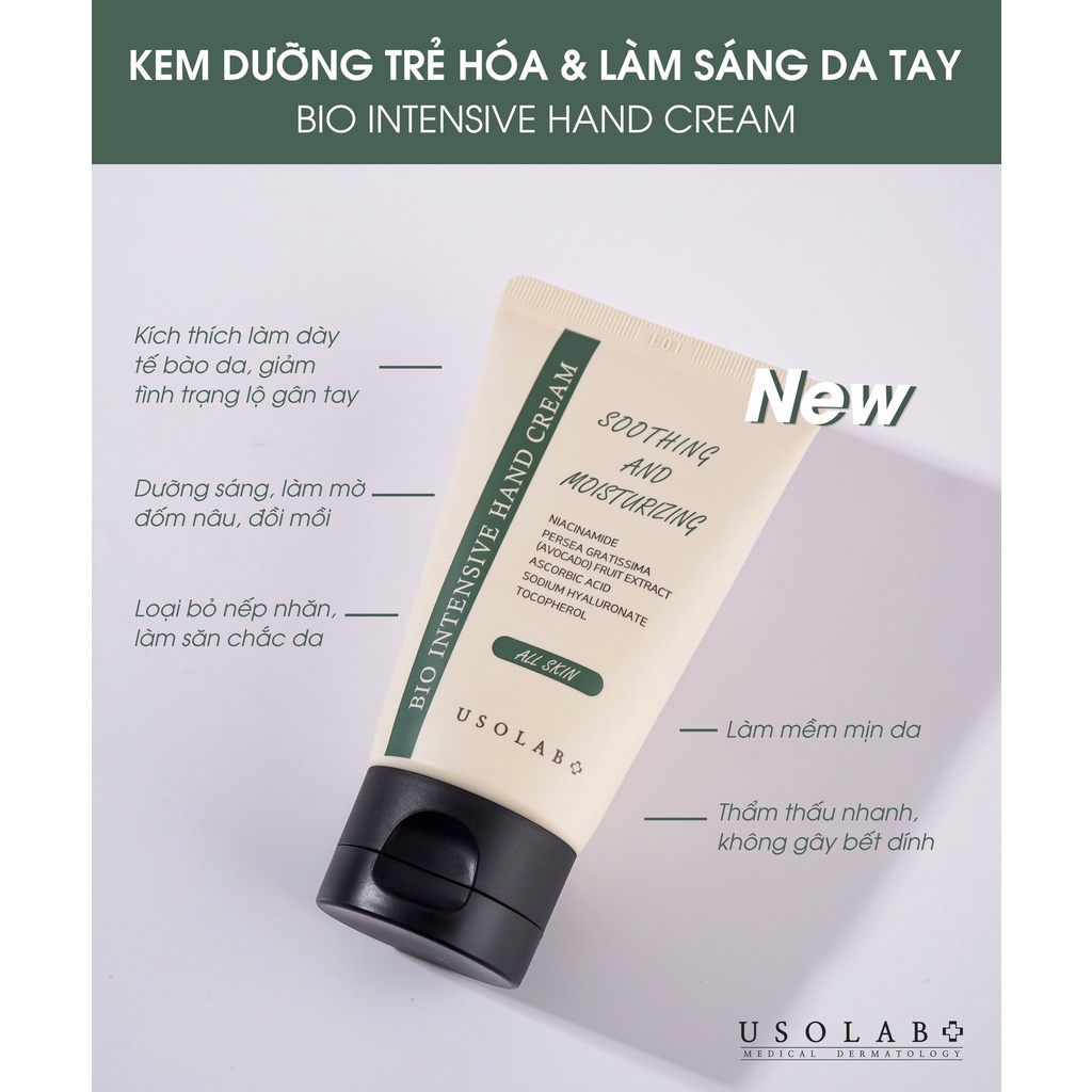 Kem dưỡng da tay - Usolab Hand Cream 50ml