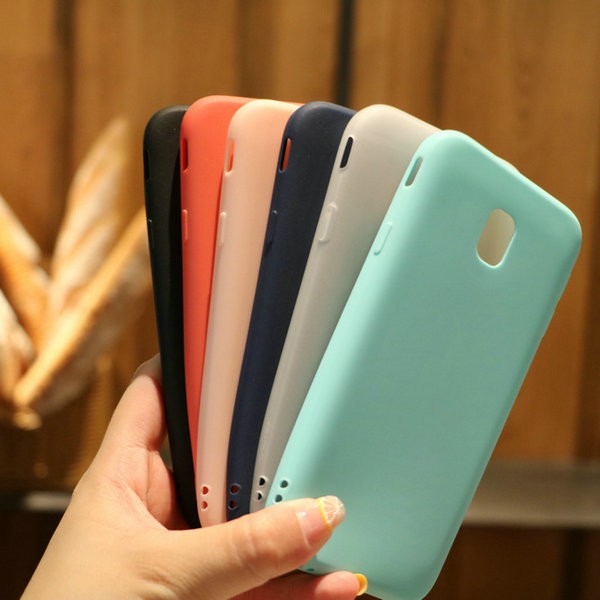 Ốp điện thoại TPU mềm màu trơn bảo vệ toàn diện cho Samsung Galaxy J3 J5 2016 / J7 Pro 2017 / J2 Pro 2018 | BigBuy360 - bigbuy360.vn