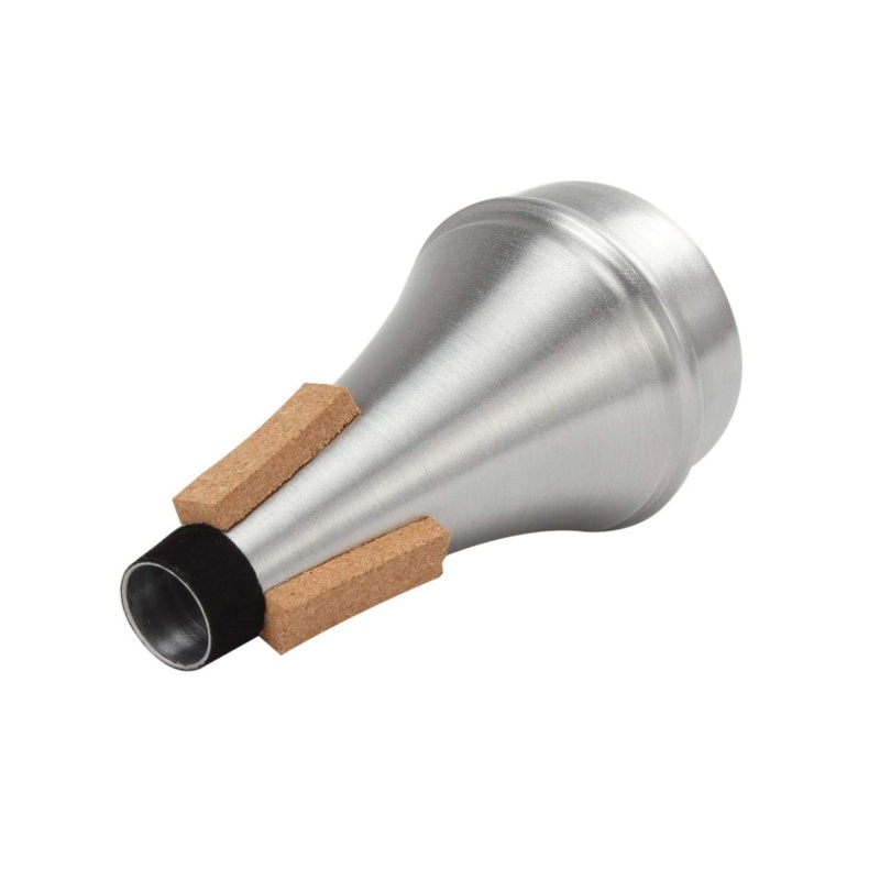 Kèn Trumpet Mini Bằng Hợp Kim Nhôm Không Ồn Màu Bạc Cho Kèn Trumpet