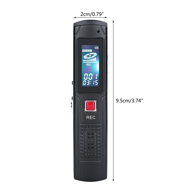 Máy Ghi Âm Giọng Nói Mini zzz 8G Kèm Tai Nghe Và Cáp USB Chuyên Dụng