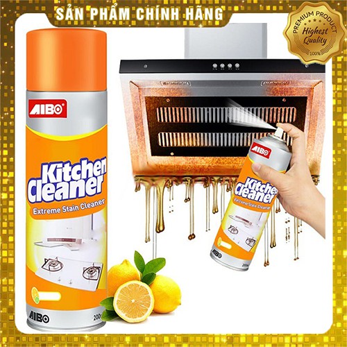 Bình Xịt Tẩy Bếp, Xịt Bọt Tuyết, Tẩy Dầu Mỡ, Tẩy Vết Bẩn Kitchen Cleaner 500ml Tiện Dụng, Đa Năng