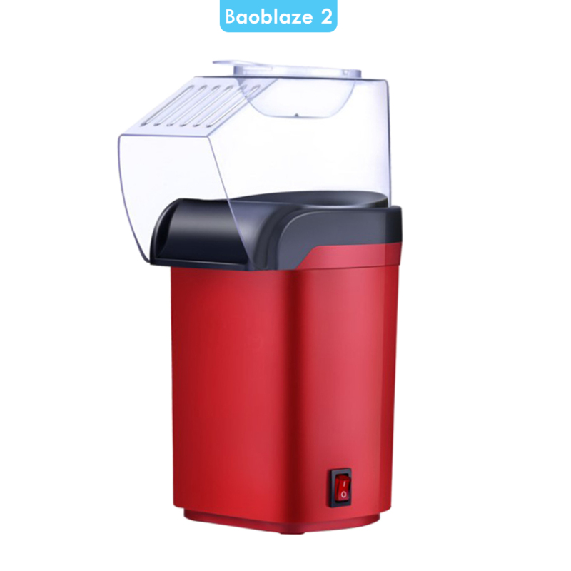 [BAOBLAZE2]Small DIY Hot Air Popcorn Popper Maker Machine for Kids Low-Calorie Fat-Free