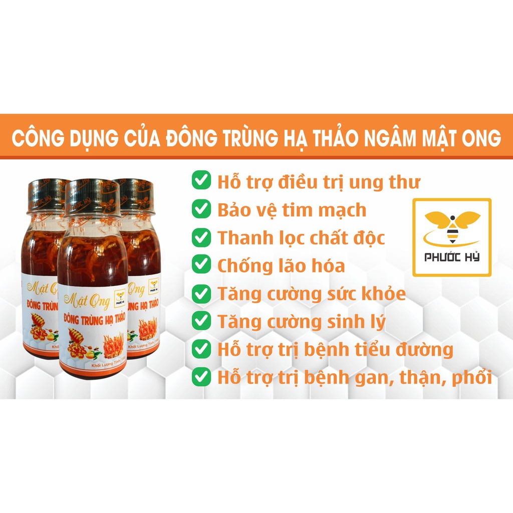mật ong đông trùng hạ thảo Phước Hỷ ORI | BigBuy360 - bigbuy360.vn