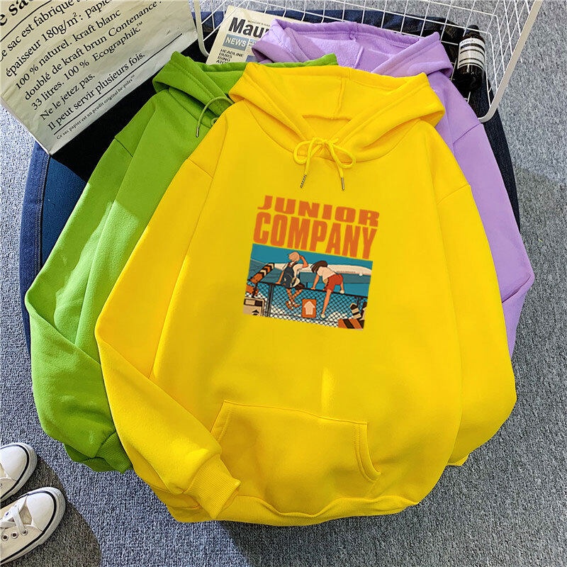 Áo Khoác Nỉ Chui Đầu Nam Nữ In Junior Company Thời Trang Hàn Quốc Cực Đẹp