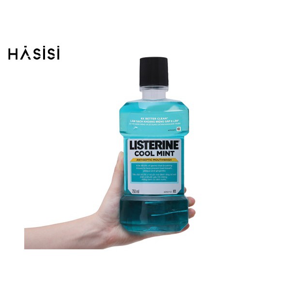 NƯỚC SÚC MIỆNG LISTERINE - Cool Mint (xanh ngọc)