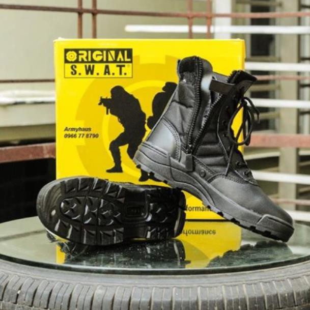 Mới Xả -GIÀY SWAT CAO CỔ - giày chiến thuật - giày phượt - giày đẹp (hàng xịn có bảo hành) D23 2021
