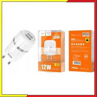 Bộ sạc hoco c41a 2 cổng usb sạc nhanh thiết kế chân cắm eu - lightning - micro trắng