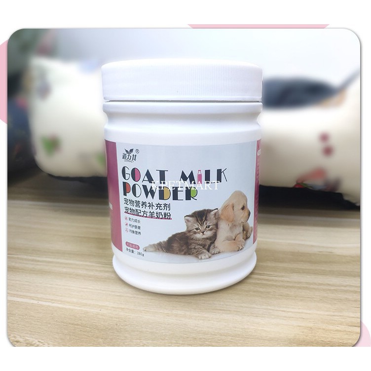 bột sữa dê cho chó mèo Borammy 280g