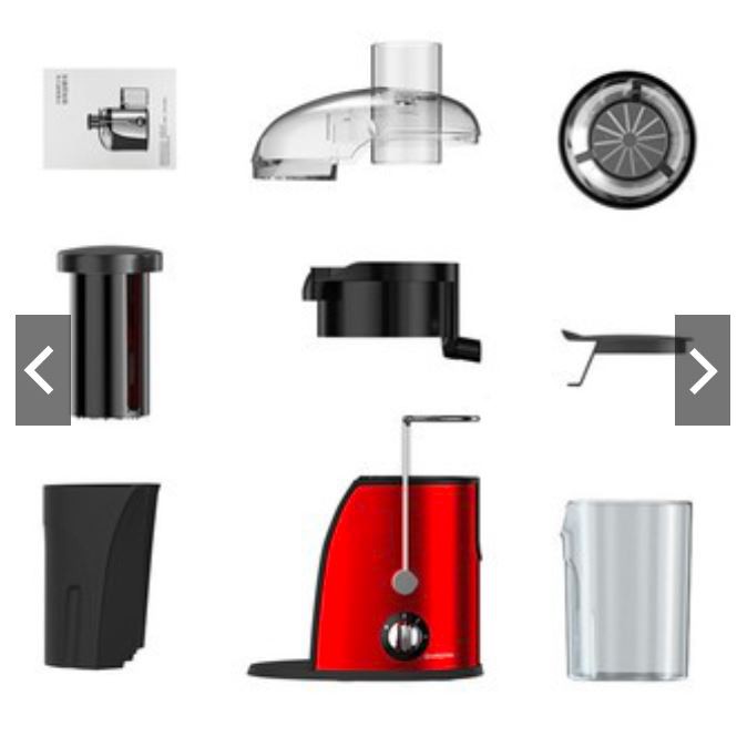 Máy ép trái cây, hoa quả tốc độ chậm JUICER- Bảo hành 6 tháng -  Đa năng 5.0