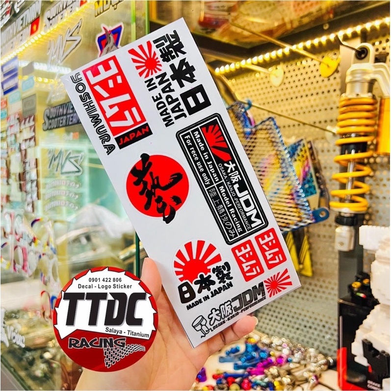 Tem Decal set Sticker Japan 🇯🇵