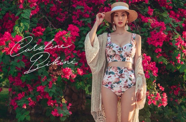 (Có sẵn) set bikini hoa 2 mảnh siêu hot hè 2019